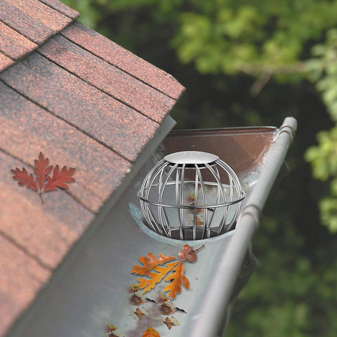 Joylight debris-strainer blocks leaves and seeds while letting water through.