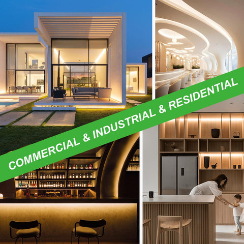 JOYLIT cabinet lighting enhances ambience and task visibility.