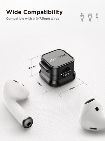 JOYROOM clip on car dashboard keeps charging cables tidy