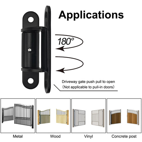 Joytrace 2062P hinge supports up to 1100 lbs per gate