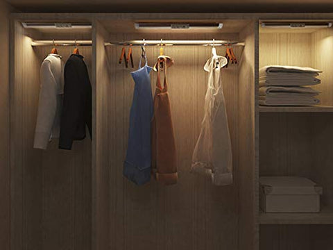 Joyzy energy-saving design extends battery life in cabinets and wardrobes.