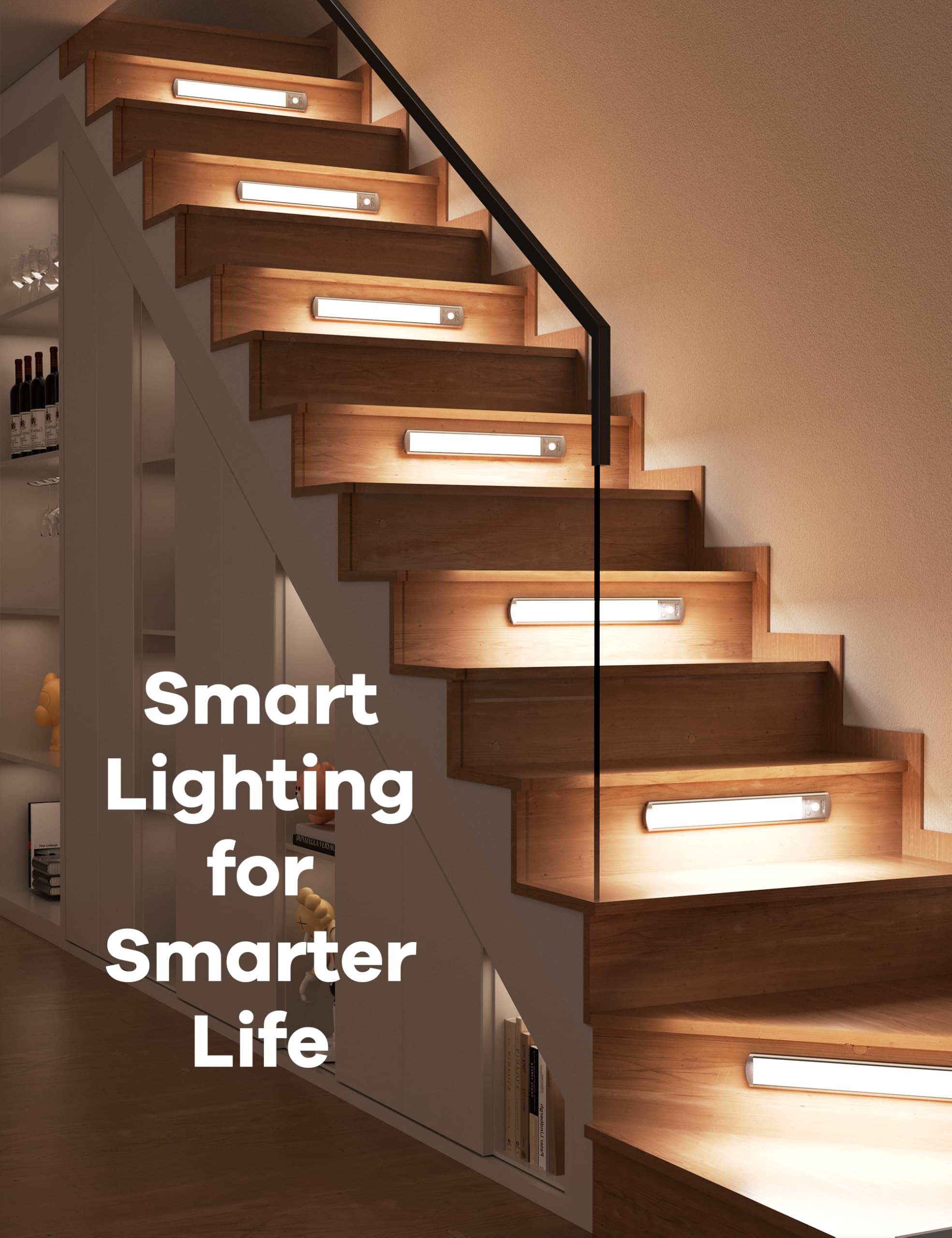 Joyzy 91-LED under-cabinet light offering bright, energy-efficient cabinet lighting.