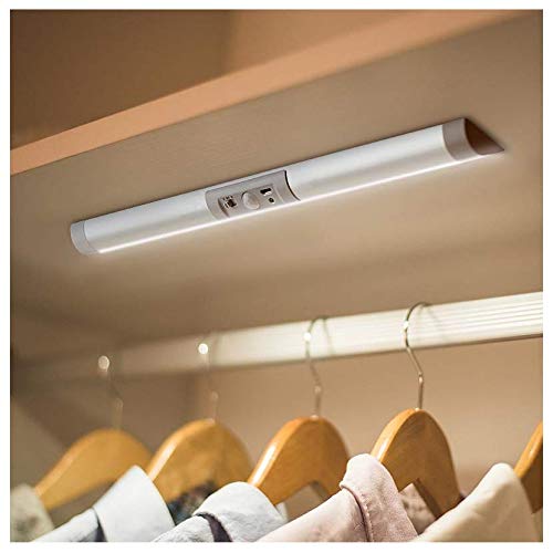 Joyzy automatic motion sensor closet light with eye protection arc design for safe visibility.
