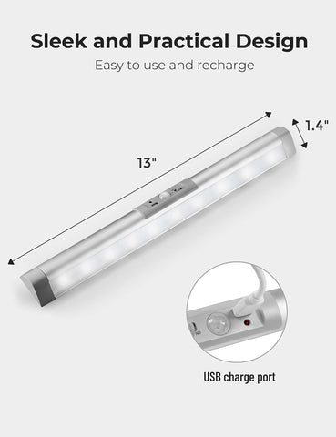 Joyzy automatic and manual modes adapt to day and night closet use.