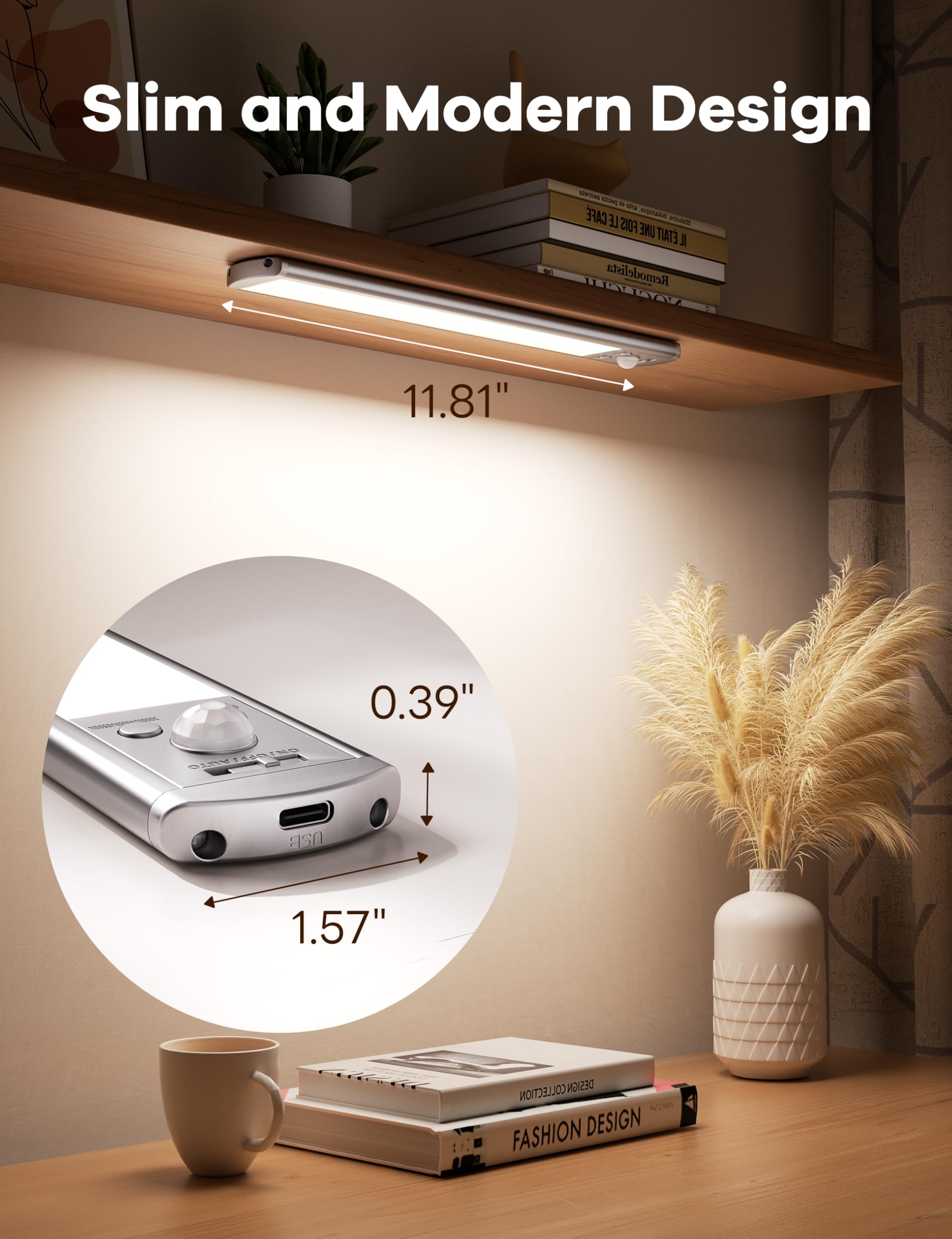 Joyzy rechargeable 2200mAh battery with USB-C charging for cordless convenience.