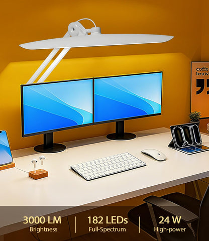 Jozlix desk lamp provides eye-friendly illumination for long reading sessions.