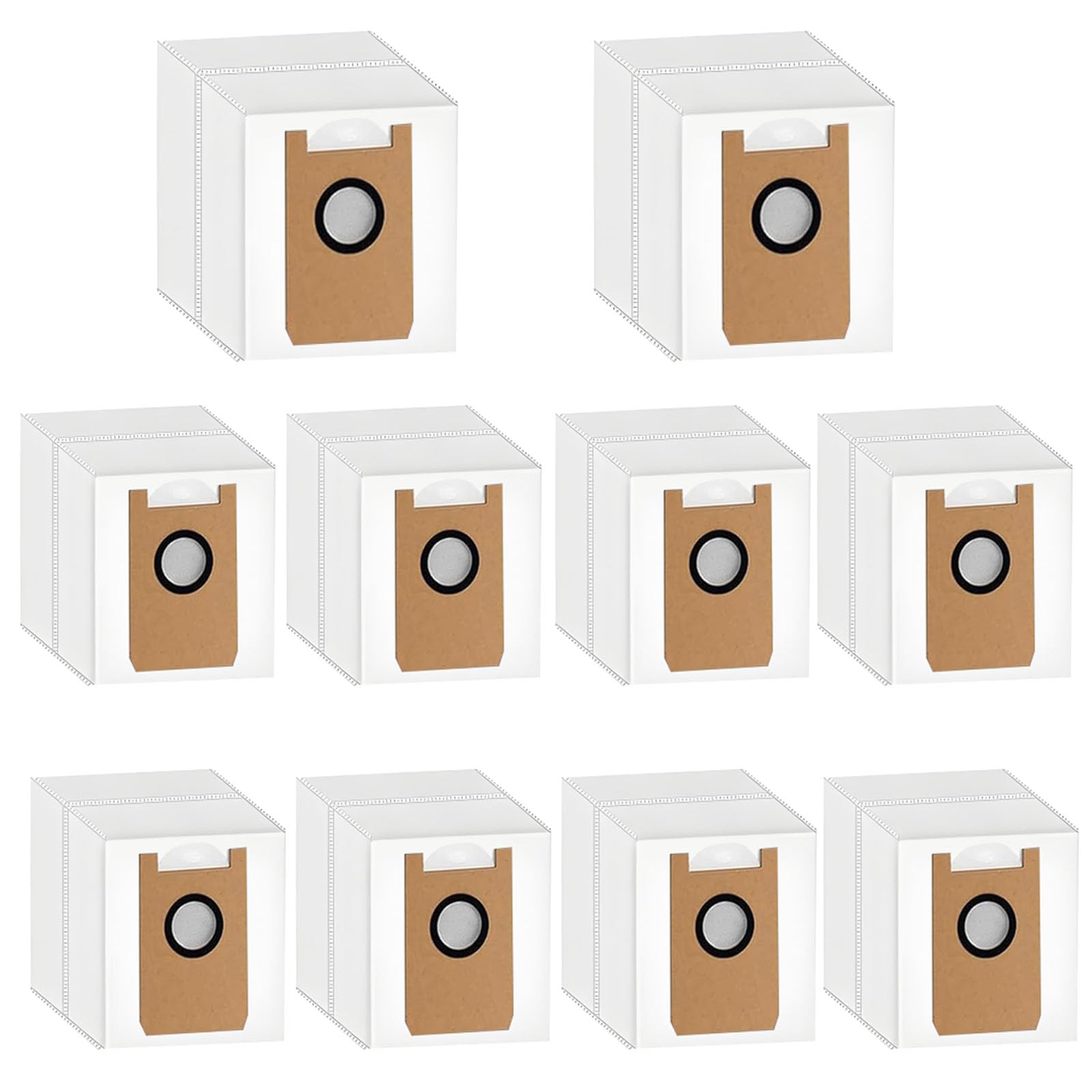 Jpbaisqic Loorow AT800 dust bag pack ready for easy replacement and cleaner floors.