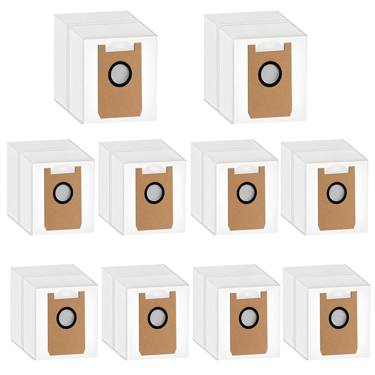 Jpbaisqic Loorow AT800 dust bag pack ready for easy replacement and cleaner floors.