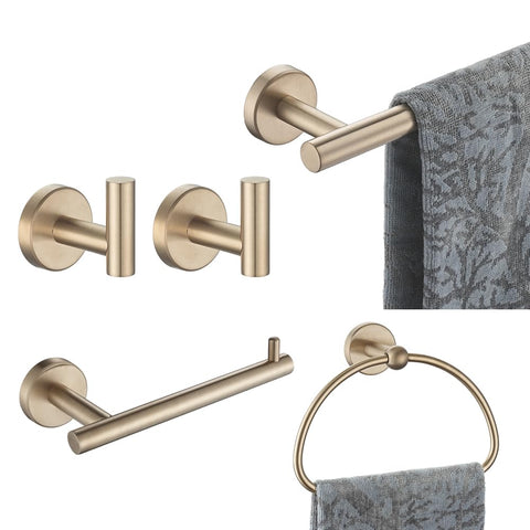 JQK 24-inch towel bar for neat towels and quick drying.