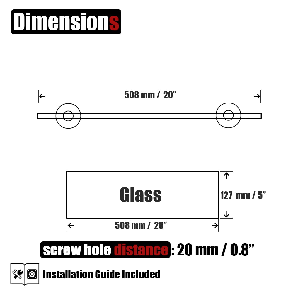 JQK close-up of 8mm tempered glass and brushed frame
