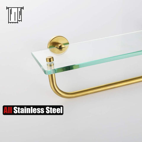 Wall-mount design keeps shelves stable and frees counter space