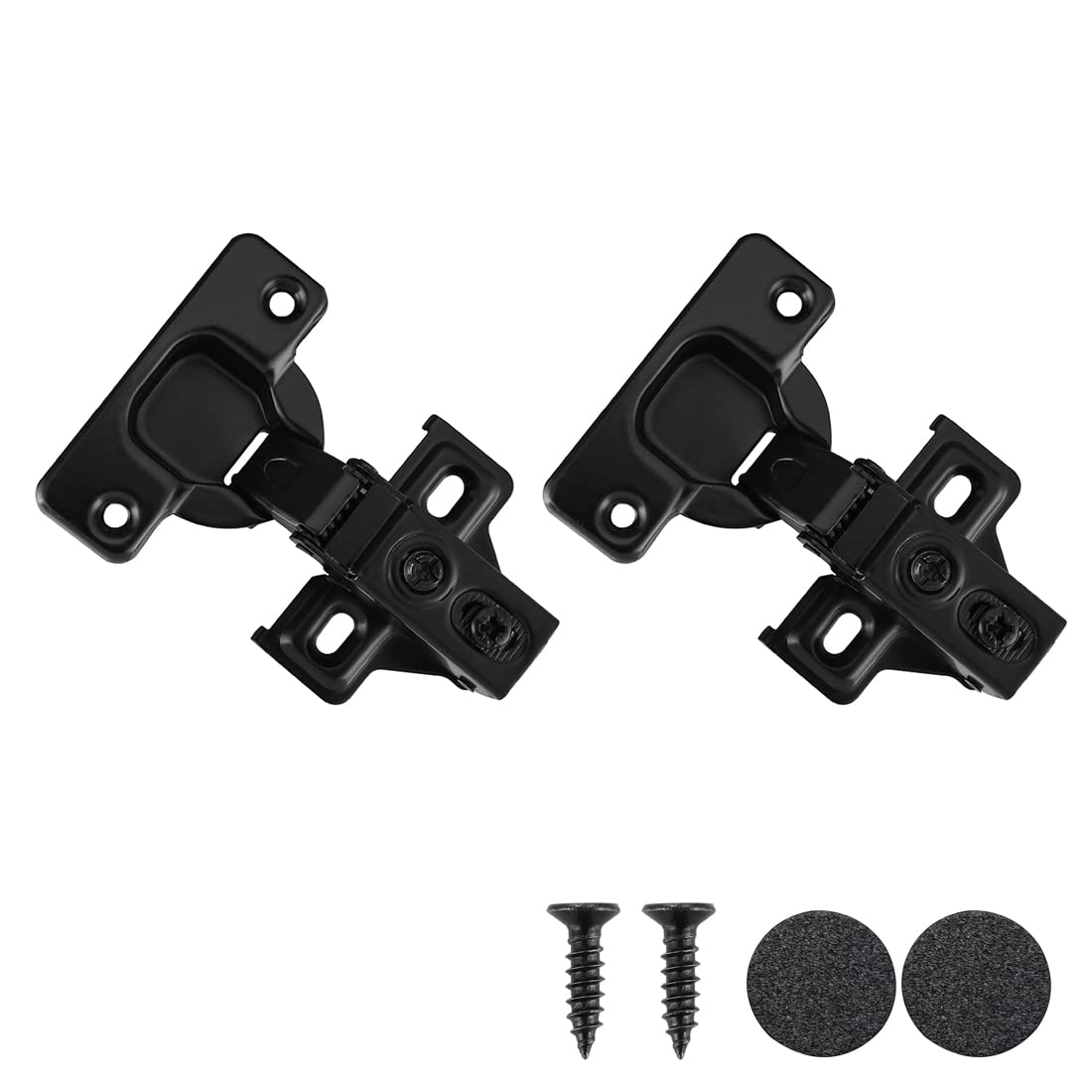 JQK CH300-BK-P20 hinges provide a black finish for cabinet doors with modern durability