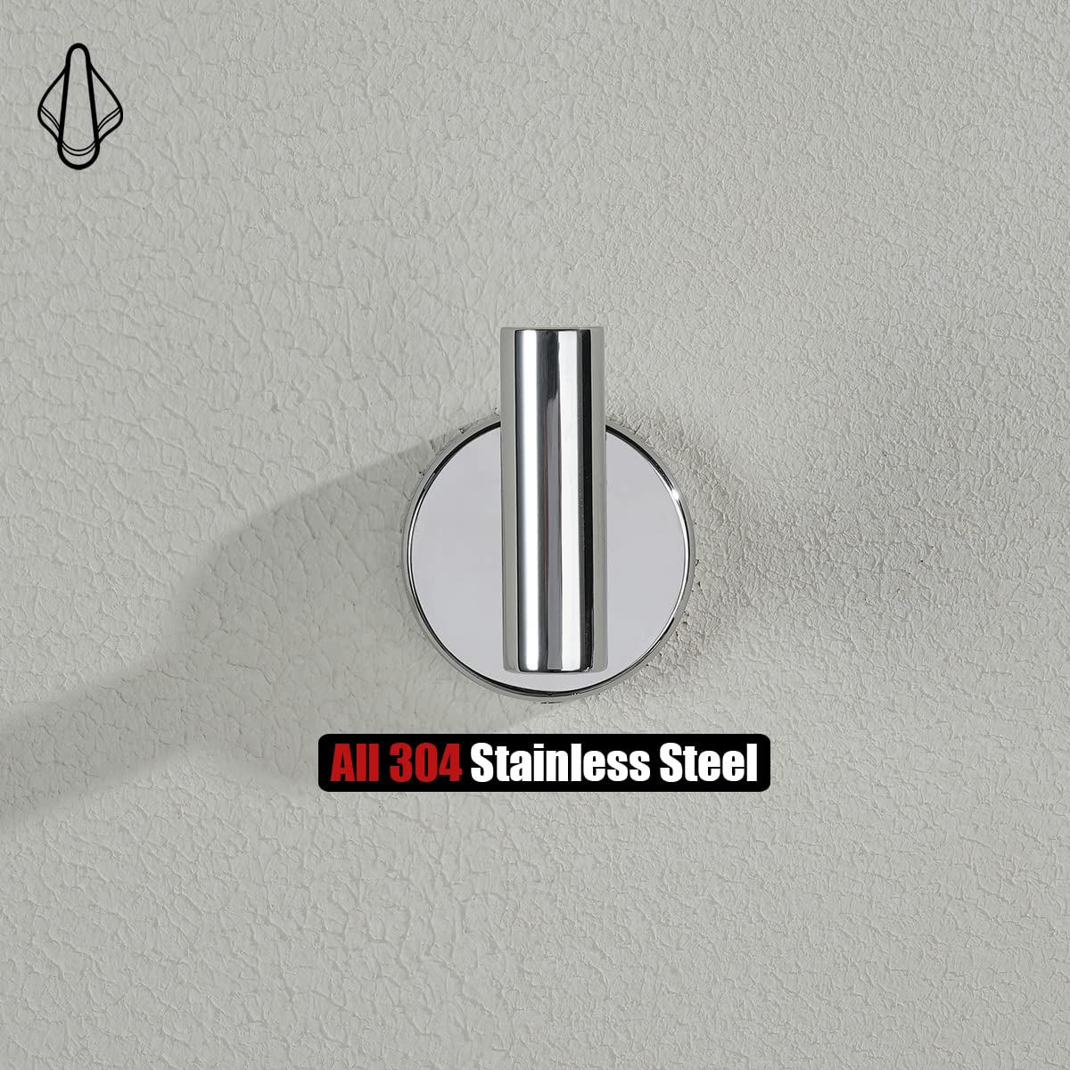 JQK chrome kitchen towel hook ideal for hand towels.