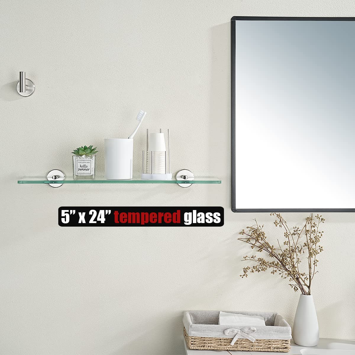 JQK shower storage 304 brushed finish adds a sleek, rust-resistant touch.