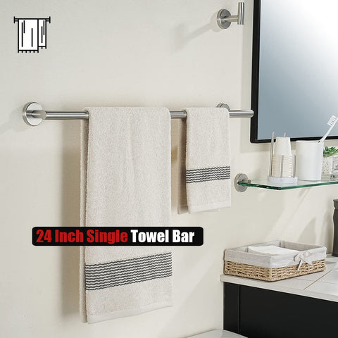 JQK towel bar 2.4inch gap promotes quick towel drying.