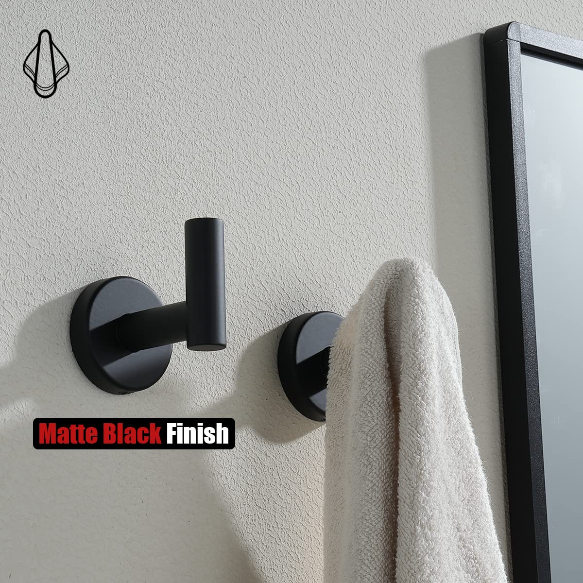JQK space-saving design fits tight bathroom or kitchen walls