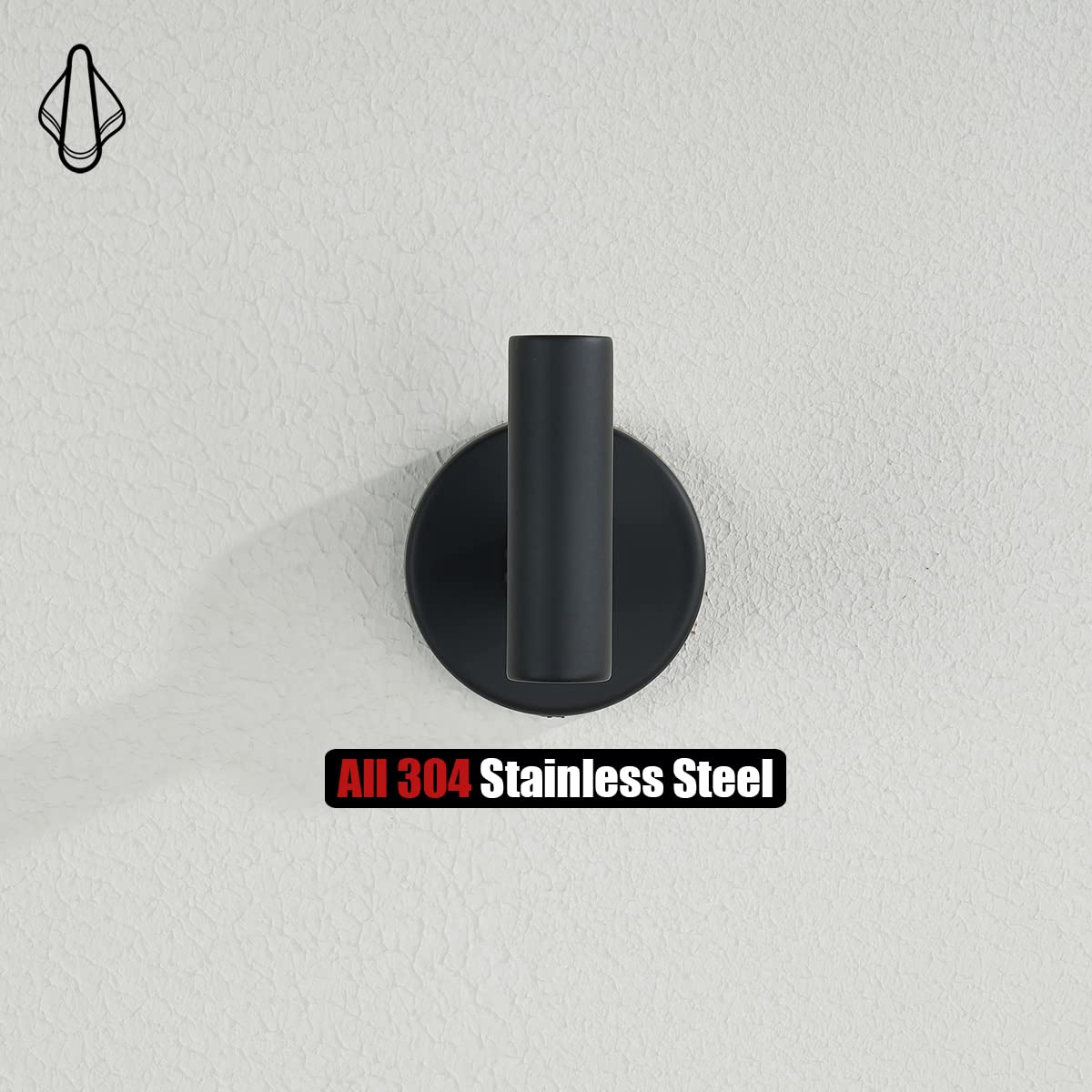 JQK stainless steel construction resists rust in moist spaces