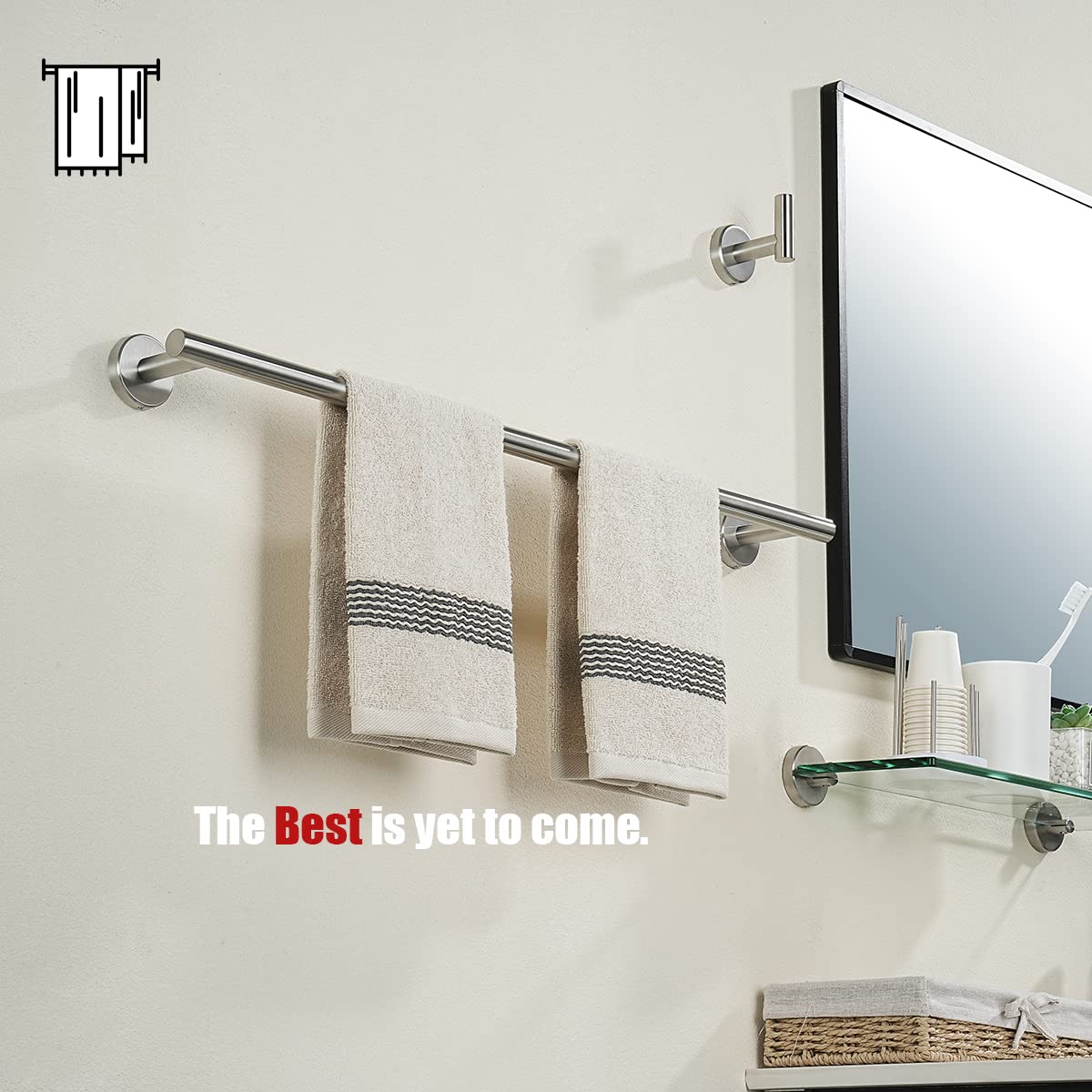 JQK wall mount bracket detail for sturdy installation.
