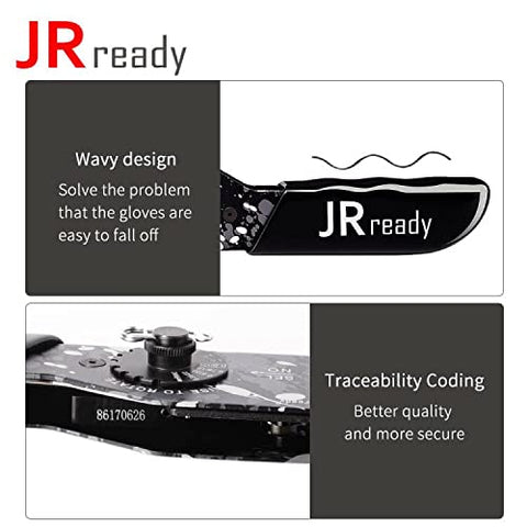 JRready NEW-DT2 anti-slip texture on handle for secure grip.