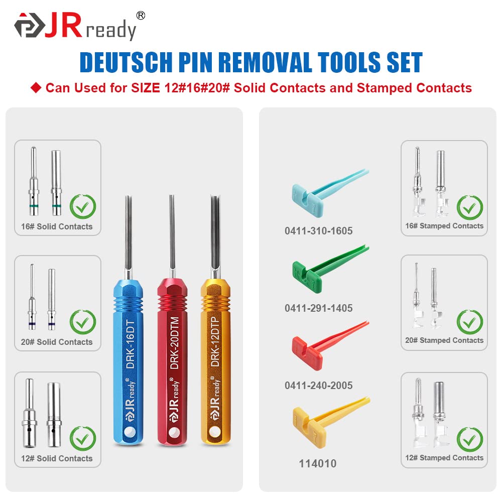 JRready ST5236 DTM-series pin extractor supports quick on-site repairs.