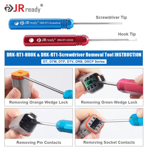 JRready ST5236 DTP-series extractor aids safe pin removal in tight spaces.