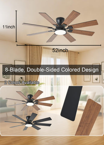 JSAITEE app control interface enables quick, convenient fan settings.