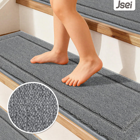 15-pack indoor stair treads provides long-term stair coverage