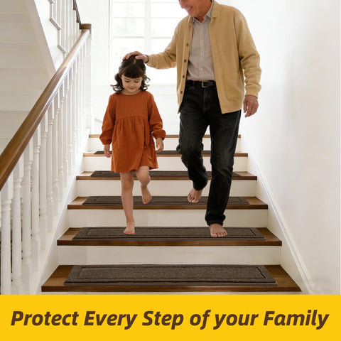 JSEI pet-friendly stair runners help protect floors from scratches.