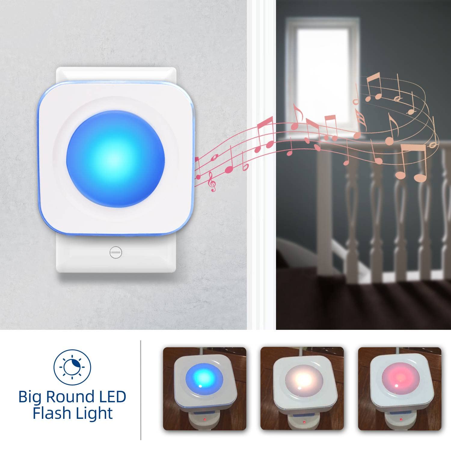 Jsieem doorbell delivers up to 110 dB in loud mode