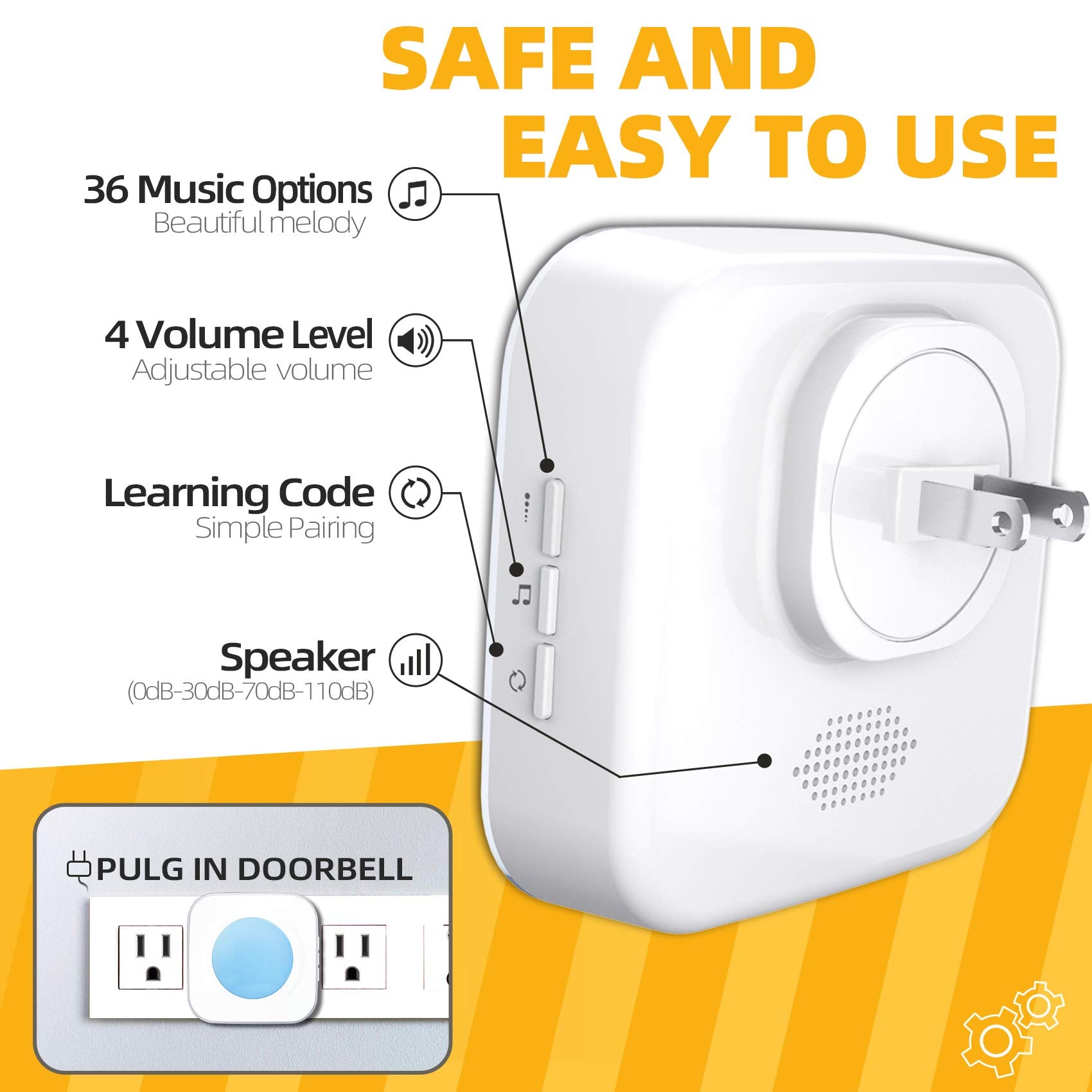 Jsieem three receivers setup supports flexible coverage across rooms