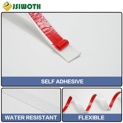 JSIWOTH baseboard and door trim installation highlights easy DIY remodeling.