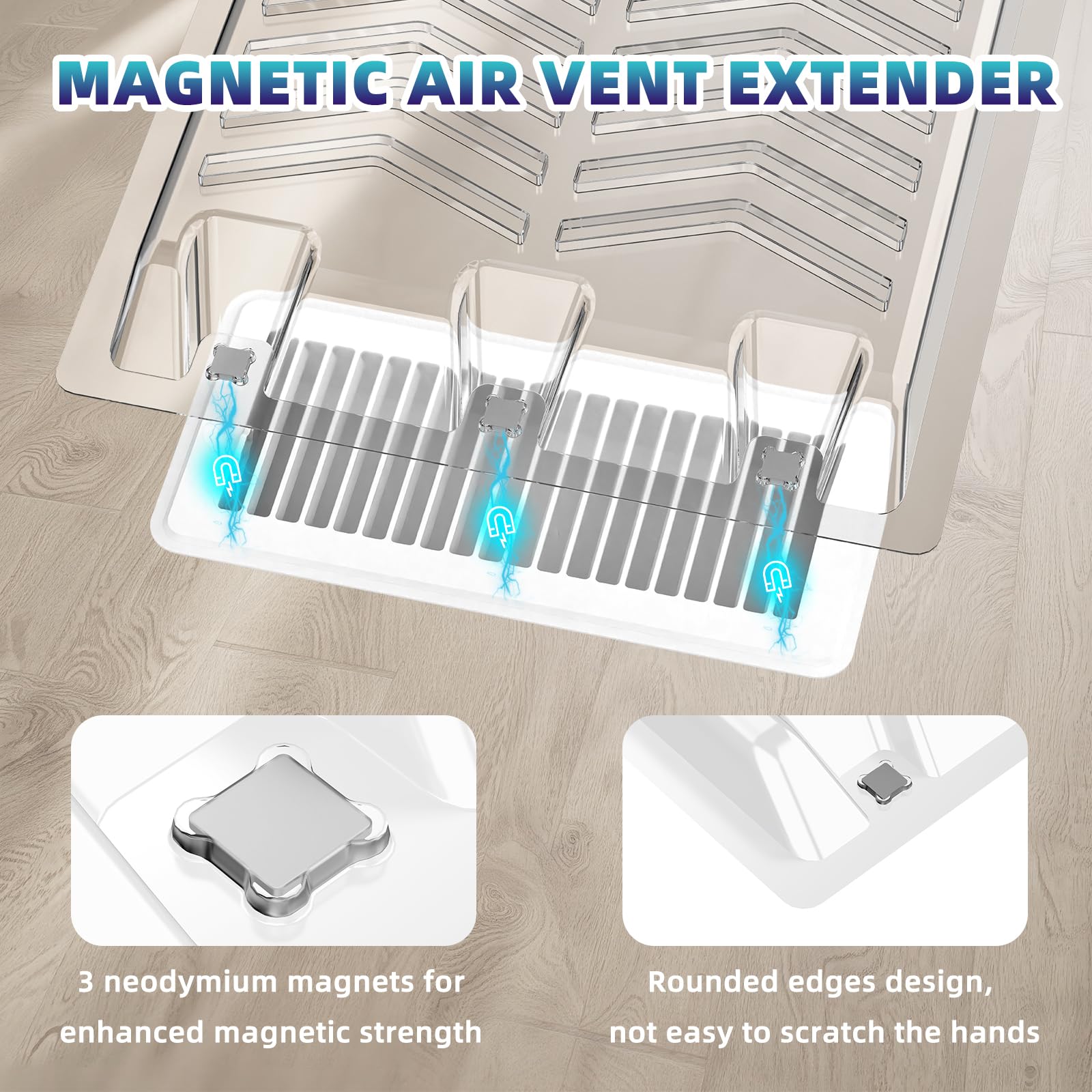 JSLIN vent extender extends from 17 to 29 inches for a custom fit.