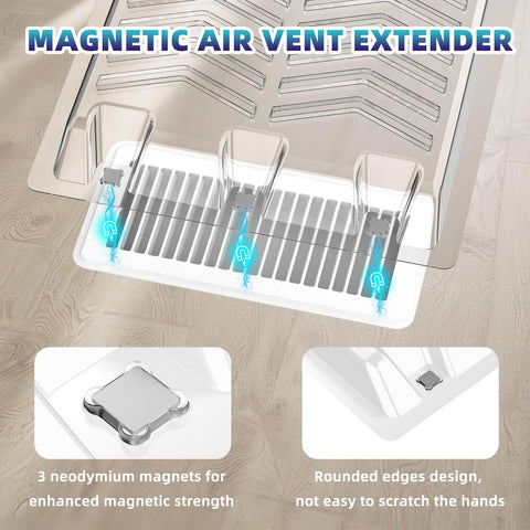 JSLIN vent extender extends from 17 to 29 inches for a custom fit.