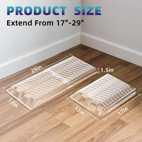 JSLIN floor vent deflector fits 10–12 inch metal vents, guiding airflow.