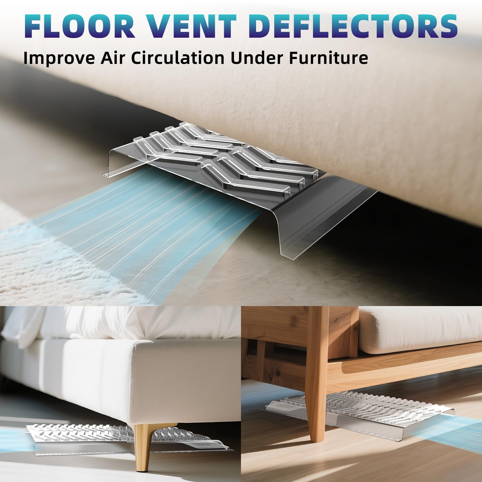 JSLIN magnetic attachment keeps vent deflector securely in place.