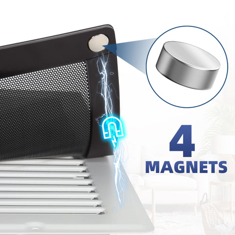 Dense mesh and corner magnets on a JSLIN vent mesh 4-pack for strong attachment