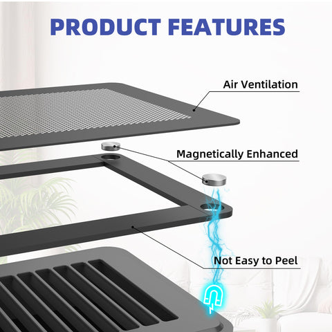 Heat-tested mesh from JSLIN magnetic vent mesh pack demonstrates durability under temperature exposure