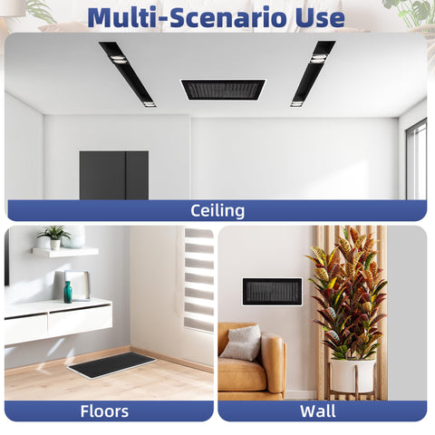 JSLIN magnetic vent mesh on a wall vent illustrating versatile application