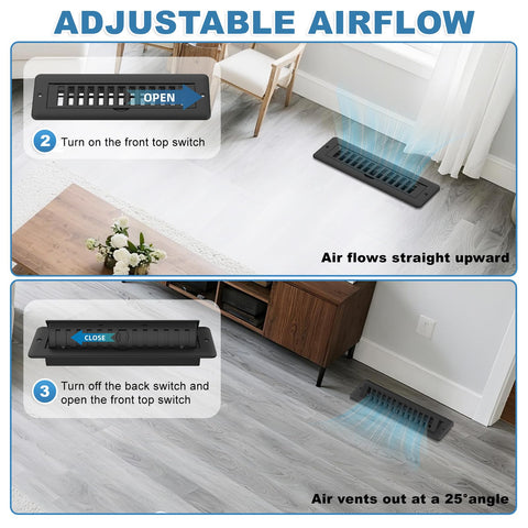 JSLIN matte black finish resists scratches and looks sleek in tight areas