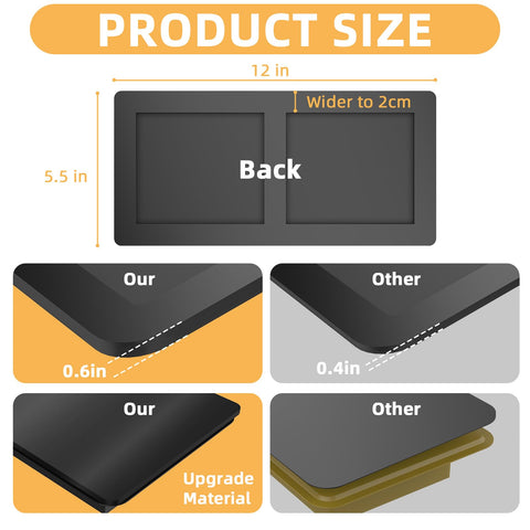 JSLIN vent cover center magnet strip provides extra secure fit