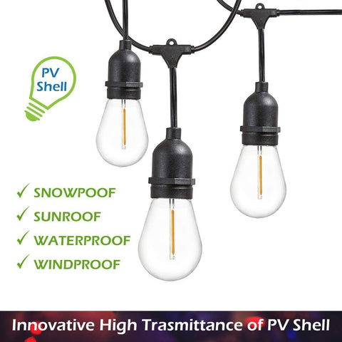 Jslinter 1W Edison LED 2200K glow and energy efficiency