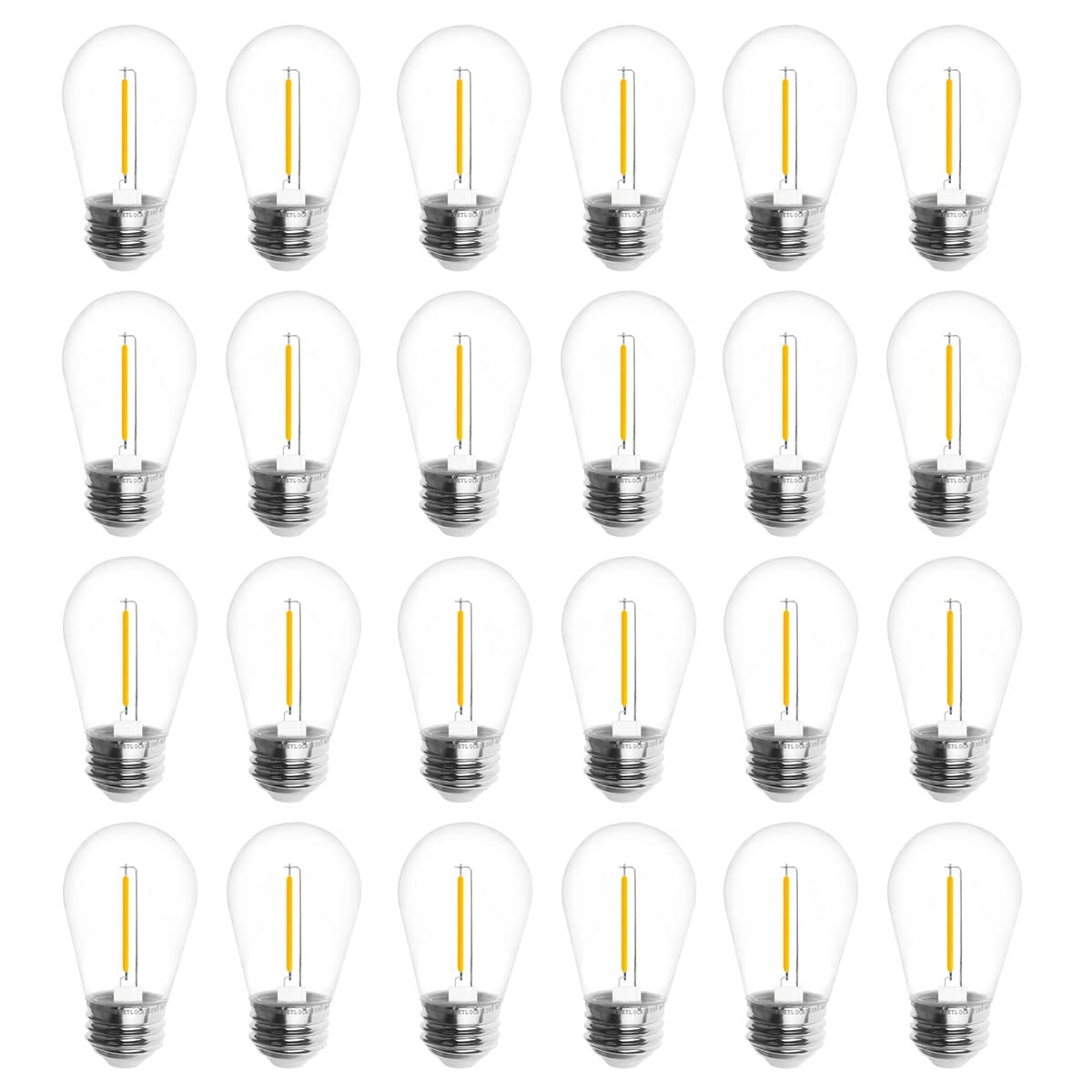 Jslinter S14 LED outdoor bulb shatterproof for patios and decks