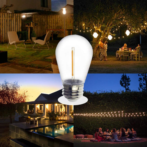 Jslinter S14 outdoor waterproof lights perform in rain or shine.