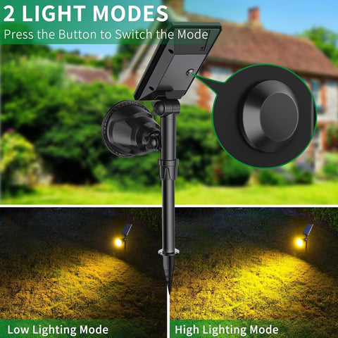 JSOT IP65 waterproof yard light enduring rain and wind outdoors.