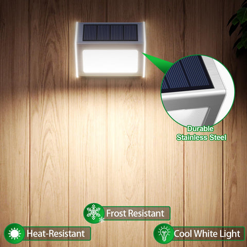 JSOT outdoor solar lights packaging showing six-pack value and included hardware