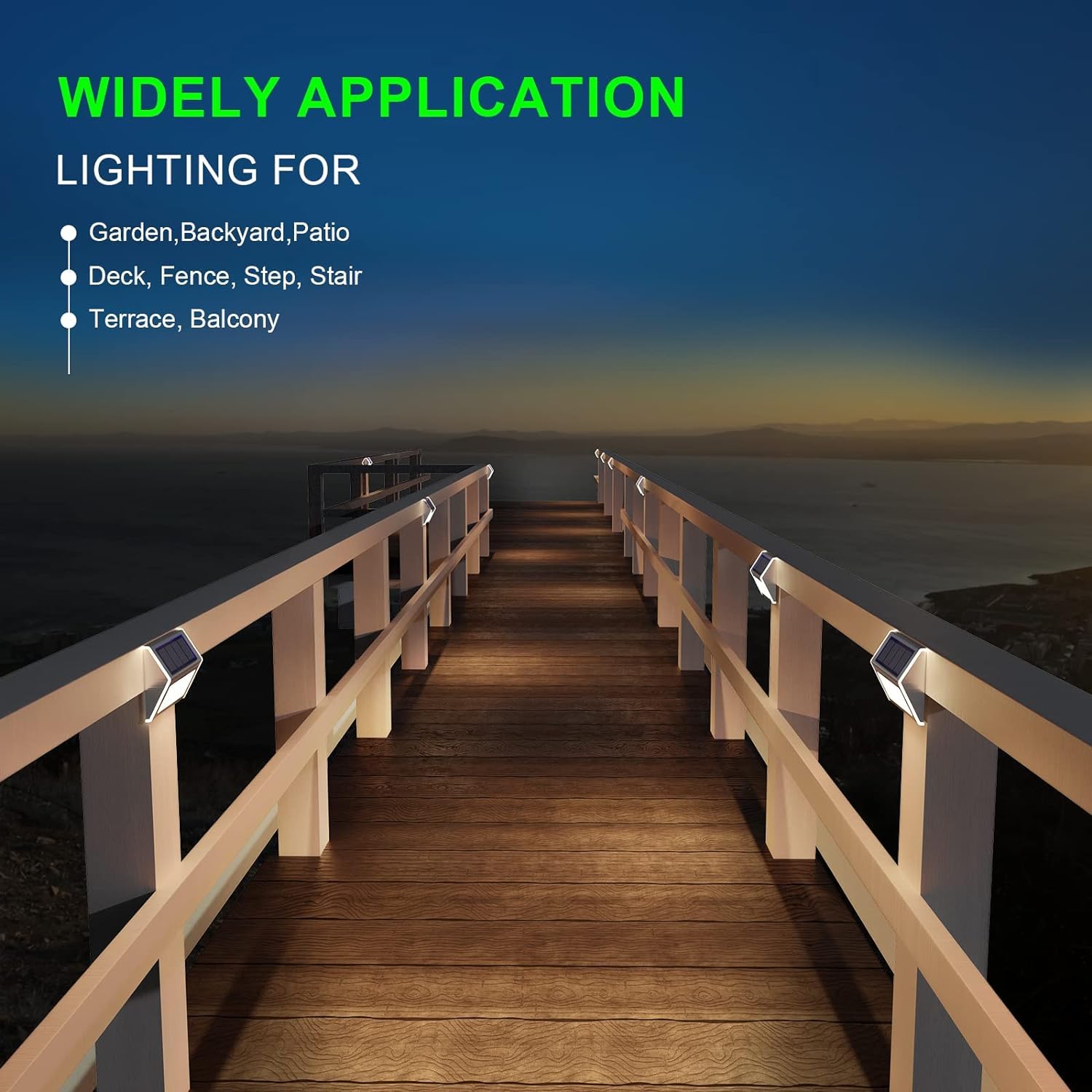 JSOT outdoor solar lights waterproof design suitable for rain and outdoor use