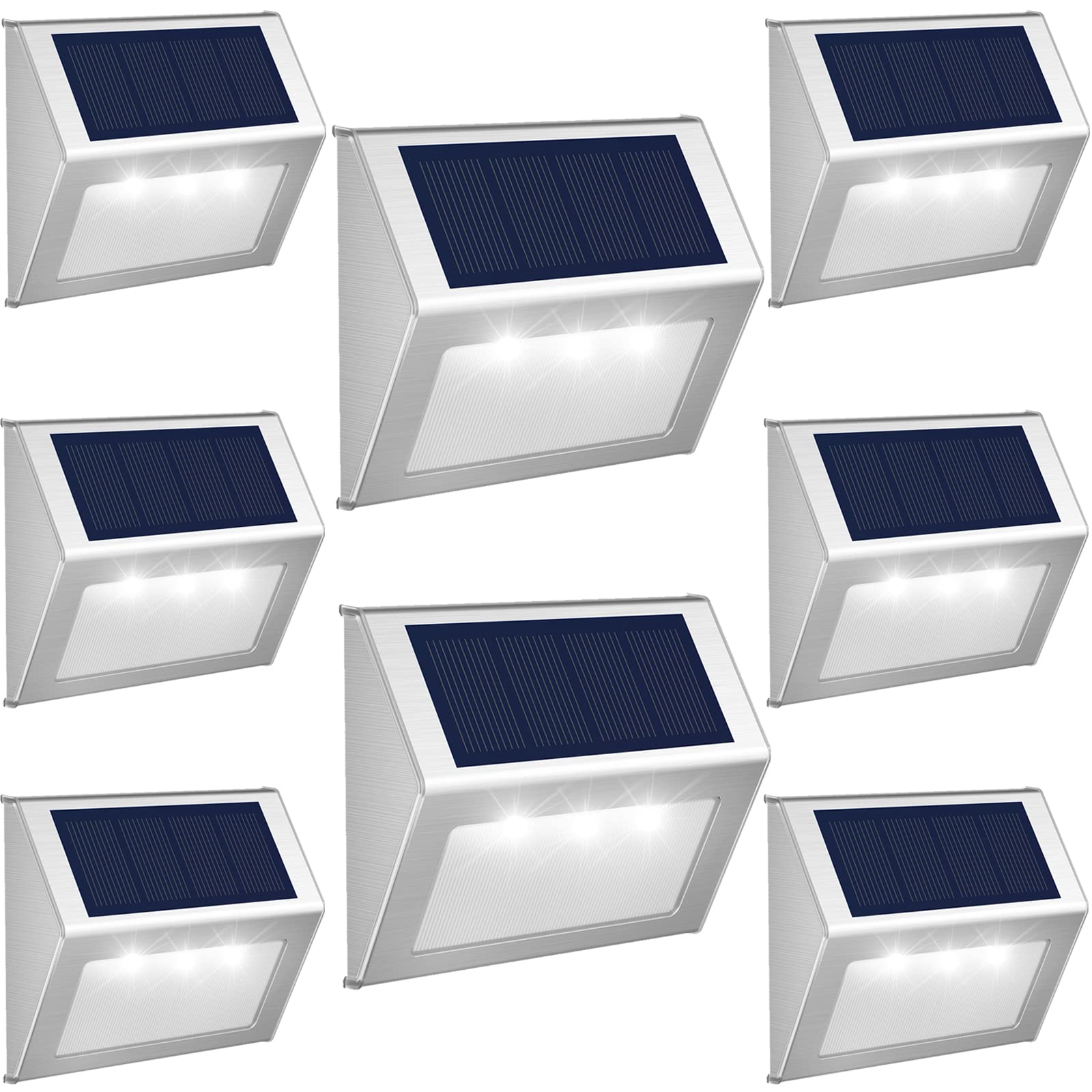 JSOT stairs lights guide night trips with soft cool white tone