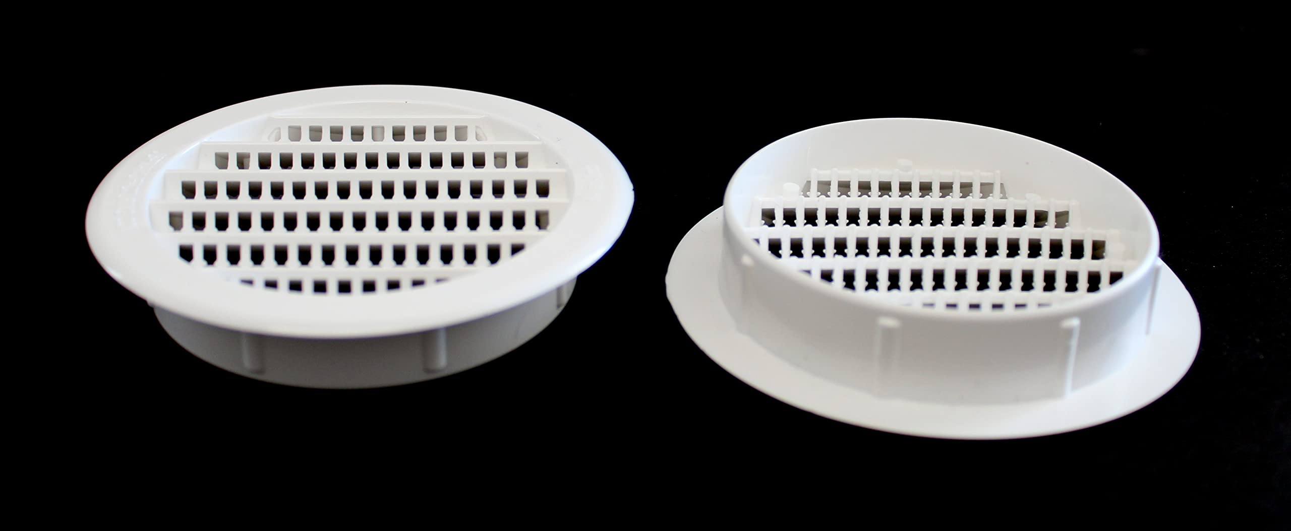 JSP Manufacturing 3-inch white vent color to match interiors