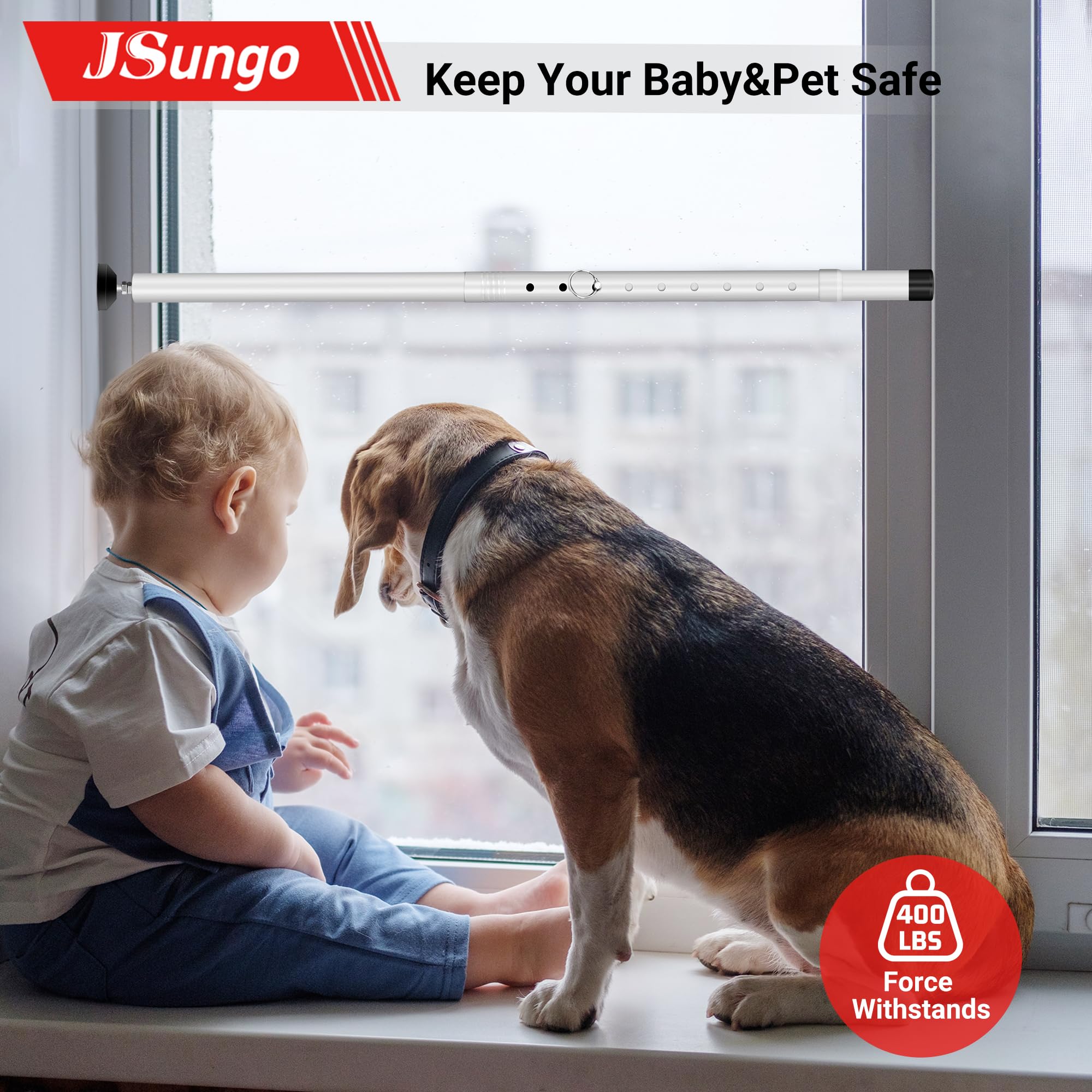JSungo white-color door stopper in sleek finish blends with modern interiors and security needs.