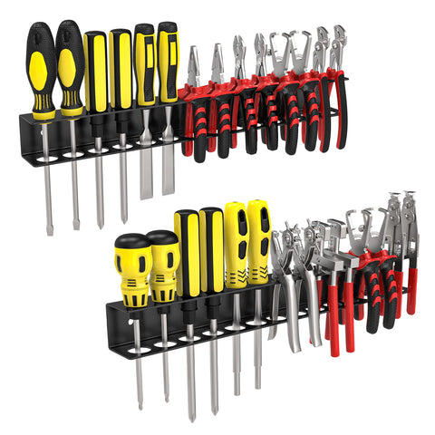 JSYONII screwdriver holder wall mount keeps screwdrivers organized and within reach